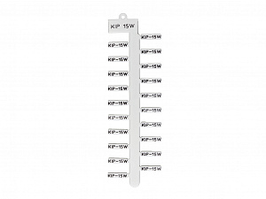 Маркировочная пластина для KKS, 15х4 мм, (белая); KIP 15W Klemsan. Вид 1