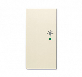 SRL-2-L-82 Клавиша двойная левая free@home, освещение, future, слоновая кость ABB. Вид 1