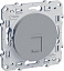 Розетка RJ45 infraplus, неэкранированный кабель, кат. 5е (алюминий) Odace Schneider Electric. Вид 1.