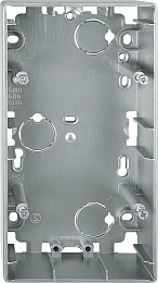 Корпус для открытого монтажа, 2-постовый, sd (сталь) Merten Schneider Electric. Вид 1