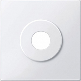 Центральная плата для механизма выключателя с замком, sm (активный белый) Merten Schneider Electric. Вид 1