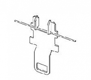Устройство для установки на DIN-рейку XLP000 ABB. Вид 1