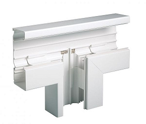 Tek-tsn161-3-т-секция вниз белая Schneider Electric. Вид 1