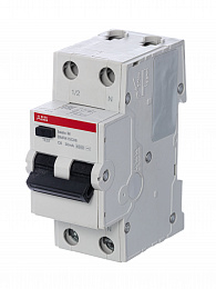 BMR415C06 Дифф. автомат 1P+N 6A 30mA, тип АC, 4.5kA, (хар-ка C) ABB. Вид 1