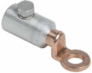 Медно-алюминиевый механический наконечник со срывными болтами АММН 25-95 до 35 кВ ИЭК. Вид 1