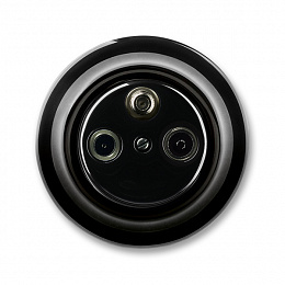 5011K-C00403 N Розетка TV-R-SAT, единственная чёрный фарфор Decento ABB. Вид 1