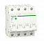 Автоматический выключатель 4-полюсный (АВ) B 10А 6кA Schneider Electric. Вид 1.