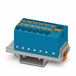 PTFIX 10/12X4-NS35 BU Распределительный блок Phoenix Contact. Вид 1