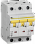 ВА47-60М Автоматический выключатель 3-полюсный, 50А, 6kA (хар-ка C) ИЭК. Вид 1.
