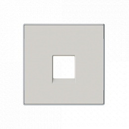 8517 DN Накладка для телекоммуникационных розеток типа 8117... и/или 8118..., SKY, Дюна ABB. Вид 1