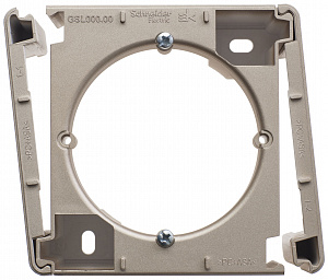 коробка наружного монтажа (титан) Glossa Systeme Electric. Вид 1