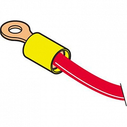 ENT  Наконечник CS-10 на провод 10 мм.кв.для подключения под болт TYCO. Вид 1