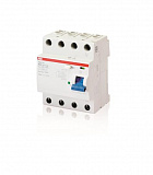 F204 B 63/30 Блок утечки тока 4-полюсный, 63A, 30mA, тип B (УЗО) ABB