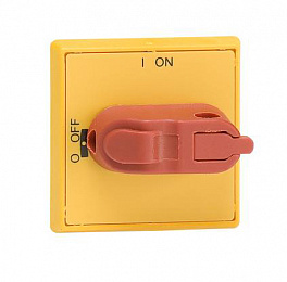 OHYS3AH Ручка "желто-красная" на дверь I-O для OT16...125F IP65 ABB. Вид 1