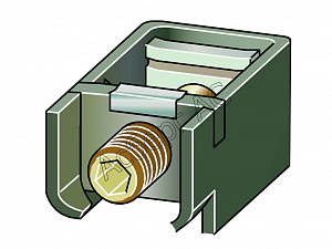 260042 NZM3-XKC Хомутной зажим, NZM3 Eaton. Вид 1