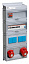 MPR32/1MS Бокс MPR32/1MS с розетками в сборе, IP44, пластик ABB. Вид 1.
