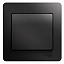 Выключатель 1-клавишный, сх.1, 10АХ, в сборе (антрацит) Glossa Systeme Electric. Вид 1.