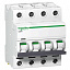 iC60N 4P 32А Автоматический выключатель 4-полюсный, 32А,6кА (хар-ка B) Schneider Electric. Вид 1.