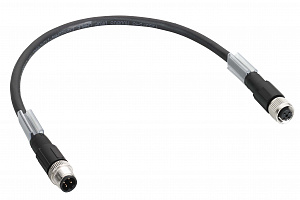 Шина тм7, прямой m12-b 4pin, male-female, 5м Schneider Electric. Вид 1
