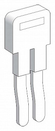 Перемычка для клеммников сечением 2,5мм2, 2 полюсная Schneider Electric. Вид 1