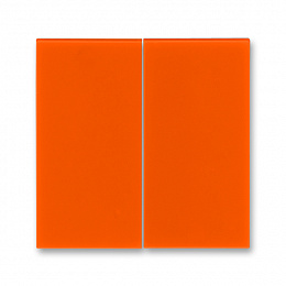 ND3559H-A447 66 Сменная панель Levit на клавиши для выключателя двухклавишного оранжевый ABB. Вид 1