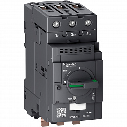 автоматический выключатель с магнитным расцепителем 73а с 1 блоком everlink Schneider Electric. Вид 1