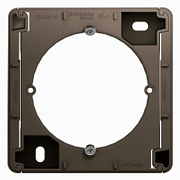 Коробка наружного монтажа (шоколад) Glossa Systeme Electric. Вид 1