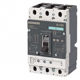 VL 160N Трёхфазный автоматический выключатель 160А, 55кА Siemens. Вид 1