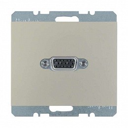 Розетка VGA (стальной лак) K.5 Berker. Вид 1