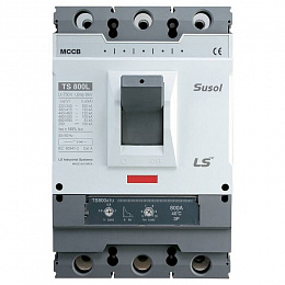TS800N FMU 800A 3P3T Автоматический выключатель 3-полюсный 800A (65kA) с расцепителем FMU LS Industrial Systems. Вид 1