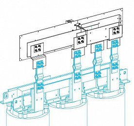Вводный блок для сухих транс. n5, 3l+n+pe, cu, 3200а Schneider Electric. Вид 1