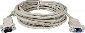 Кабель 5м 3-Pin Male - Female D-sub RS-232, ферритовый сердечник, 10В ICP DAS. Вид 1