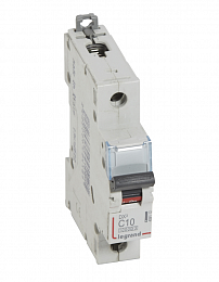 DX3 Автоматический выключатель 1-полюсный 10A 16kA (хар-ка C) Legrand. Вид 1