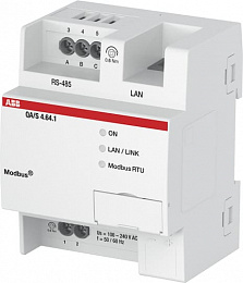 QA/S4.64.1 Модуль анализа энергопотребления, Modbus, на 64 счетчика ABB. Вид 1