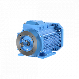 M3AA 80 B 6 Двигатель асинхронный 0,55 кВт, 1000 об/мин, IC411, Cl. F, IMB3 IM1001 IP55 ABB. Вид 1