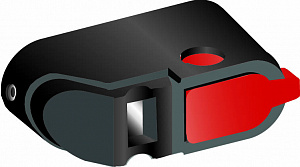 OHBS11/1 Ручка "черная" для прямого монтажа на OTF_C 100...125 ABB. Вид 1