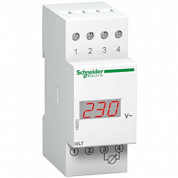 15201 Вольтметр цифровой 0-600В на DIN рейку Schneider Electric. Вид 1