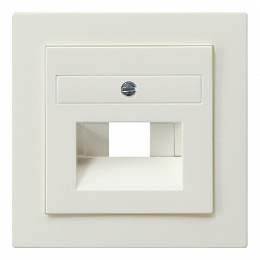 Накладка 50*50 мм для розеток UAE/IAE (белый) S-Color Gira. Вид 1