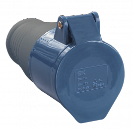 ССИ-223 Розетка переносная 2Р+РЕ 32А 200-250В IP44 ИЭК. Вид 1