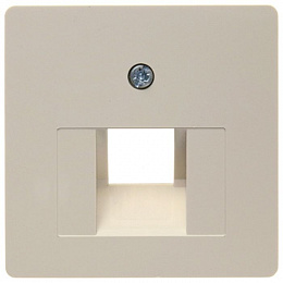 Накладка для розетки UAE-DAT (белый, глянцевый) Berker. Вид 1