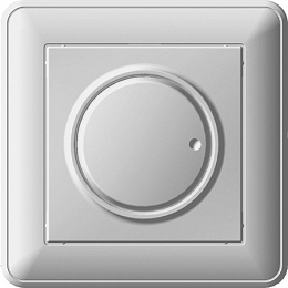 Светорегулятор поворотный, 300Вт, 230В, в сборе (белый) Wessen 59 Schneider Electric. Вид 1