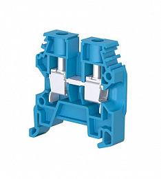 Клемма c6/8.n винтовая, 6 мм², синяя TYCO. Вид 1