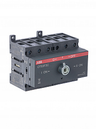 OT63F3C Реверсивный рубильник 3-х полюсный 63А (без ручки) ABB. Вид 1