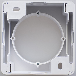 Коробка наружного монтажа (белый) Glossa Systeme Electric. Вид 1