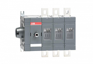 Рубильник с боковым управлением OT160EVS03 (без рукоятки) 160А ABB. Вид 1