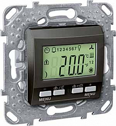 Терморегулятор knx с дисплеем, графит Schneider Electric. Вид 1