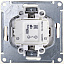 Выключатель 1-клавишный, 10АХ, механизм, (морёный дуб) Wessen 59 Schneider Electric. Вид 1.