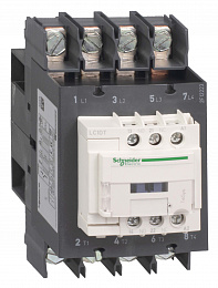Контактор 4-х полюсный EVERLINK АС1, 80A 220В AC, 50/60Гц Schneider Electric. Вид 1