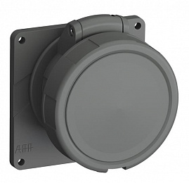 Розетка с прямым фланцем easy&safe 432eru1w,32a,3p+n+e,ip67,1ч ABB. Вид 1