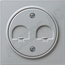 Накладка телефонной розетки (серый) S-Color GIRA. Вид 1